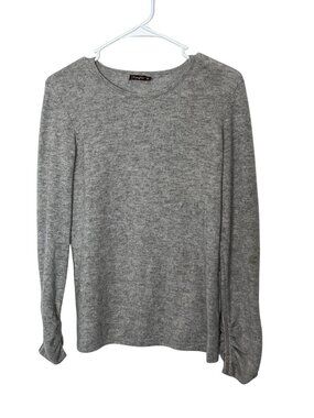 J.McLaughlin Gray Cashmere Lightweight Long Sleeve Sweater XS